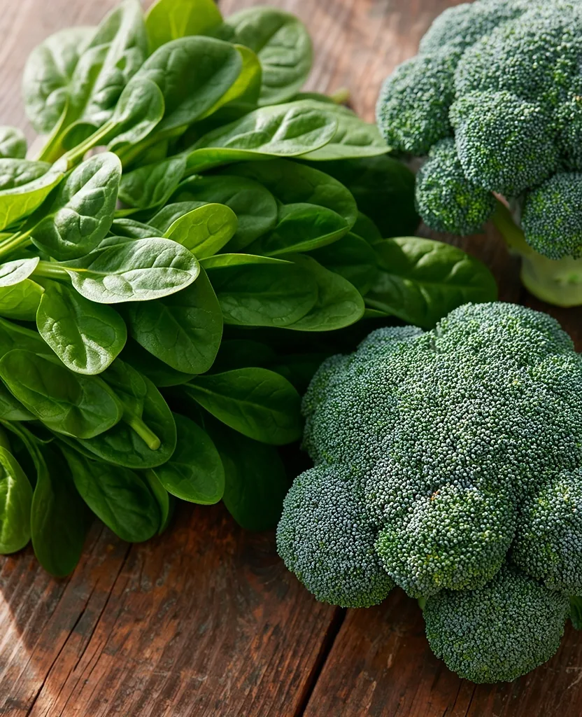 Leafy greens for gut health